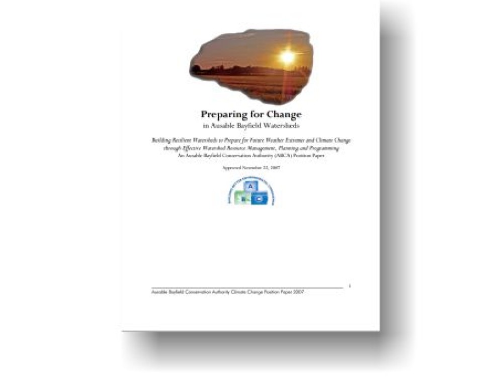 Cover Preparing for Climate Change