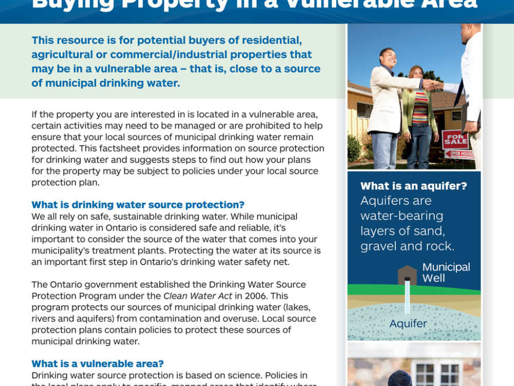 Buying property in a vulnerable area – Fact sheet